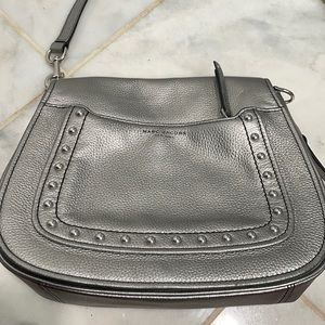 Marc Jacobs Empire City Silver Metallic Crossbody